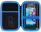 Lebakort Aufbewahrungstasche kompatibel mit VTech KidiBuzz 3 / KidiBuzz G2 Kids Electronics Smart Device KidiConnect (Schwarz + Blau Hülle)
