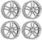 4x Dezent Felgen TR silver 7.0Jx17 ET42 5x112 kompatibel mit Audi A4 A6