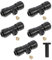 VICASKY 1 Set di ugelli per irrigazione, testa di spruzzo, supporto per ugelli e chiusura a bassa pressione, sistema di spruzzo da giardino per un'irrigazione efficiente e raffreddamento all'aperto