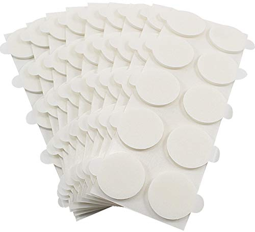 KLEBESHOP24 ACRYLAT KLEBEPUNKTE DOPPELSEITIG | EXTRA STARK + ABLÖSBAR | Dicke, Durchmesser & Menge wählbar/Ø 10 mm, 0,5 mm Dicke, 20 Stück