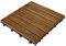 Daniel James Products Acacia Wood Deck Tiles - Easy Fit Wooden Click Decking Tiles - Hardwood Patio Garden Outdoor Balcony