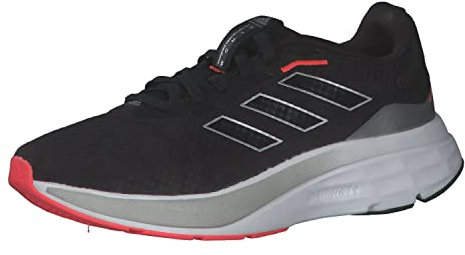 Adidas Damen Runtheworld Laufschuh, Core Black Matte Silver Turbo, 41 1/3 EU