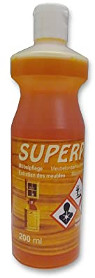Pramol Möbelpflege -Superpol Blond - reinigt & frischt auf, gibt Glanz zurück - hilft bei Wasserflecken -- 200ml - Schweitzer Qualität!