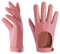 Harssidanzar Guanti in pelle da Donna,Guanti in pelle sfoderati in pelle di pecora sottile KL021,Rosa,Taglia L