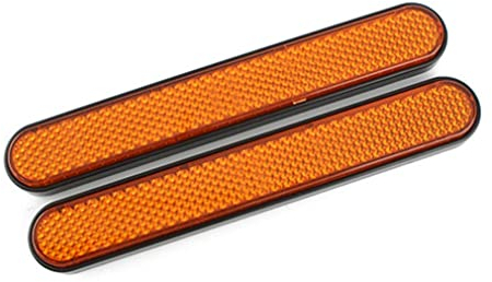 MSCHENZW Adesivo catarifrangente per forcella moto Softail 883 1200, giallo