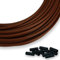 GreVeloro Schaltzughülle 5 mm, 4 Meter, gerollt, braun, Bowdenzughülle, Saccon, Kunststoff, 1x (Schaltzughülle und Bremszughülle)