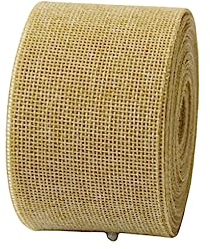 EIOLWJIEO 5 cm Sackleinenband mehrere Farben leicht umweltfreundlich natürlich gewebte Rolle modische Partydekoration Dekoration, Sekt