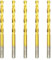 Titan HSS Metallbohrer 5.0mm x 86mm x 5pcs Professional Geschliffen Kobalt Spiralbohrer fur Edelstahl und Metall
