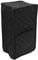 Smart Food Processor Cover with Pocket, Quilted Fabric Appliance Protector for Blender and Food Processor (Black)