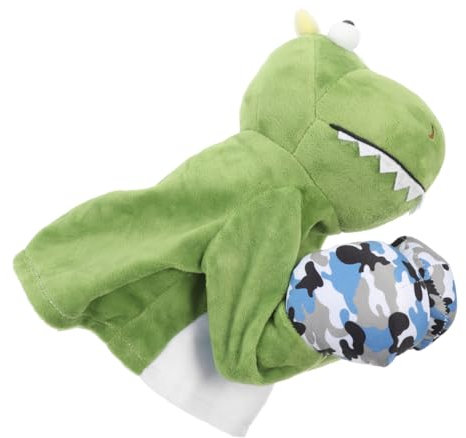 KICHOUSE Handpuppe Spielzeug Theater Handpuppe Fingerpuppe Spielzeug Plüsch Dinosaurier Puppen Geschichtenerzählen Spielzeug Tier Finger Fingerpuppe Kinder Handpuppe Dinosaurier