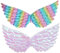 CIYODO Accesorios De Actuación Alas De Angel Wings for Disfraz Fiesta Cosplay
