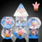 Patrick Star Resin DND Dice Set,DNDND 7PCS Dungeons and Dragons Dice with Velvet Bag for D&D Role Playing Games and Tabletop Games（Patrick Star)