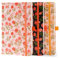 Notizbuch, Notizbuch a5, Notebook, Reisetagebuch, Journal buch, Punktraster a5, Notizblock für Frauen, Bullet Journal-Büro/Studenten/Alltag, 100gsm, 200Pages,3 Stück,Wild Rose Thema Design,Drei Farben