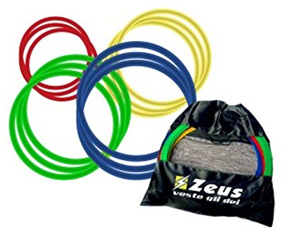 Set Kreise piattiin PVC (60 cm) 12 Stück Kreis Teller areobica Rhythmische Training Gymnastik Hula Hoop