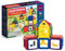 Magformers WOW House Magnetic Building Blocks Tiles Toy. Makes 20 Different Houses. Comes With Extra Puzzle Play Sheets and Building Cards Guides For Younger Children.