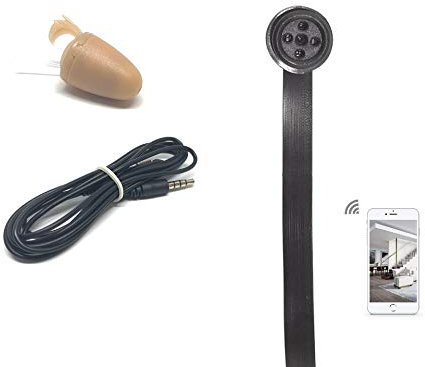 Pinganillosocultos VIP Pro + Cámara Botón Espía WiFi (Carne) de Pinganillos Ocultos