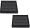 FOMIYES 2 pz Ombretto vuoto Caso 12 Griglie Ombretto Trucco Palette Adesivo Vuoto Palette Cosmetici Organizzatori per Ombretto Rossetto Fard Polvere Nero