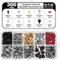 HSEAMALL 300PCS Computer Screws Set,PC Case Screw Motherboard Standoff Screws for Hard Drive Fan Power Chassis Graphics Repair