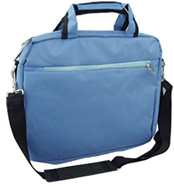 Ruilogod 11.6 12 12.1 Sky Blue Notebook Laptop-Umhängetasche Tragetasche