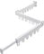 MUYIRTED Séchoir À Linge Pliant Blanc Etendoir Linge Exterieur Pliable, 3 Étages Sechoir A Linge Mural Intérieur, Aluminium Séchoirs À Linge pour Balcon Buanderie Salle, Portant A Vetement