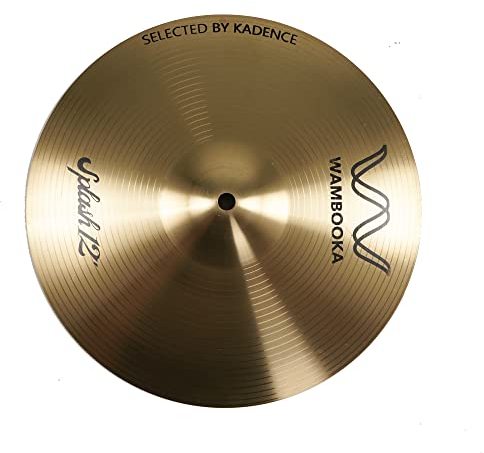 Wambooka Cymbals S - Placa Splash de 12 pulgadas (30,48 cm) para batería – Acabado tradicional de aleación