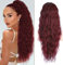 RPAEOY Gewellter Pferdeschwanz Haarteil Clip Wasserwellen Zopf Haarverlängerung Natürlich Aussehend Ponytail Extensions Wellig Langhaar Haarstück
