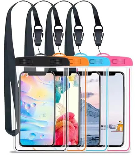 Wohnson EU- Waterproof Phone Case, 2-Pack IPX8 Universal Waterproof Phone Pouch Dry Bag for iPhone 11 12 13 14 15 Pro Max XS X XR SE 2022 8 Samsung S22 S23 S24 Ultra S21 Huawei P60 Black colour