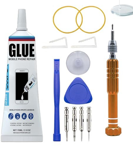 ROFPM Smartphone Kleber, 110ml Handy Display Kleber, Handy Bildschirmkleber, Super schnell trocknender wasserdichter Handy-Bildschirmkleber, Geeignet für Touchscreen Reparatur, Gehäuseteile