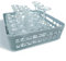 Genérico Cesta para Vasos y Tazas 40x40x12 cms | Cesta para lavavasos Industriales | Bandeja 40x40 para lavavajillas Hostelería