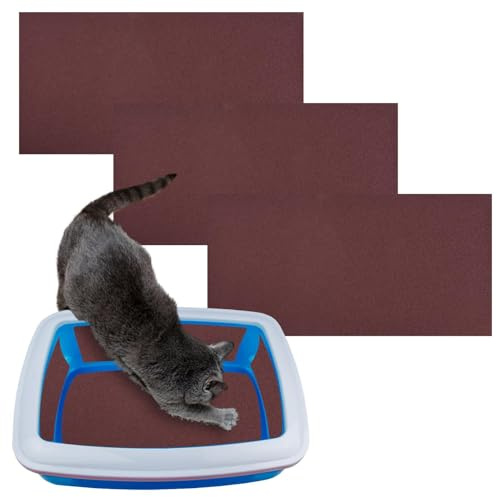 3 Stück Haustiers-Schleifpapier Für Nägel - 50 X 25 Cm Selbstklebend, Kratzschleifpapier Für Katzen & Hunde, Ersatz-Schleifpapier, Nagelpflege-Schleifmatte, Für Krallen, Maniküre & Pediküre