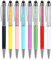 Stylus Pen für Tablets 8 Stück 2 in 1 Kugelschreiber Schwarze Tinte und Universelle Eingabestift Styli-Touchscreen-Stifte für iPhone Smartphones Samsung Galaxy Alle Touchscreen-Geräte (8 Farben)