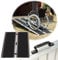 TRUTZHOLM Rollstuhlrampe klappbar 213 cm Traglast 272 kg Alu grau schwarz beschichtet Auffahrrampe