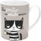 XL-Tasse Motiv Müde Katze: Porzellan-Tasse, 60 cl