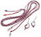 2Pcs Hamster Harness, Adjustable Small Pet Harness Outdoor Leash Walking Training Lead Harness for Rat Mouse Squirrel Guinea Pig