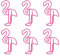 Restokki 100 Stück Rutschfeste Büroklammern Büroklammer, Niedliche Büroklammern in Flamingo Form Rosa Büroklammern Mit Flamingo Design, Ideal Für Papierdokumente