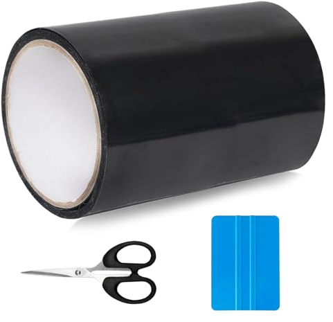 Capgoost Kit Reparation Piscine, 10x150cm Rustine Piscine Sous l'eau, Liner Piscine Kit de Réparation Piscine en TPU Auto-Adhésifs, Patchs Réparation de Tente pour lit d'eau, Piscine, Liner de Piscine