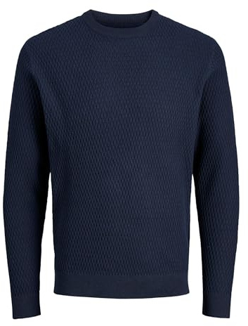 JACK & JONES Herren Jprblareagan Knit Crew Neck Jprblareagan Knit Crew Neck (1er Pack)