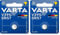 VARTA Batterien V395/SR57 Knopfzelle, 1 Stück, Silver Coin, 1,55V, kindersichere Verpackung, für elektronische Kleingeräte - Uhren, Autoschlüssel, Fernbedienungen, Waagen (Packung mit 2)