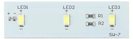 Refrigerator Replacement LED Strip Light, Refrigerator LED Light Strip Replacement for ZBE2350HCA SW-BX02B White Metal