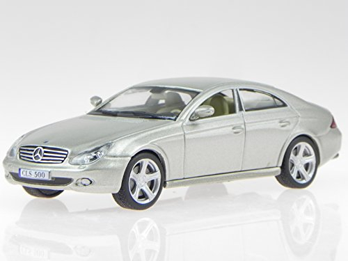 Mercedes C219 CLS 2004 beige Modellauto in Vitrine 1:43