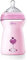 Chicco NaturalFeeling Biberón Anticólicos 6+ Meses, 330 ml, con Tetina de Silicona Suave y Doble Válvula Anti Cólicos, Flujo Rápido, Alimentación Natural y Lactancia Mixta - Rosa