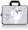 Housse de Transport en néoprène pour Ordinateur Portable, Chromebook, Ultrabook, Tablette, Samsung, Google, Acer, HP, Dell, Lenovo, ASUS (11, 11,6, 12,1, 12,1, 12,1, Chat et Oiseau)