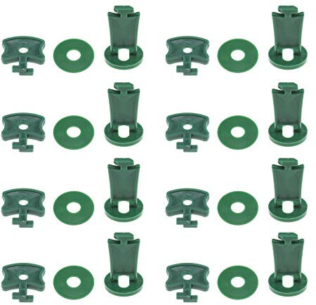 Create idea Gewächshaus-Stütz-Clips, für Luftpolsterfolie, Sonnenschutz, Isolierung, Schatten, Winter, Sommer, 50 Stück