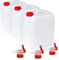 Höfer Chemie Lot de 3 bidons d'eau vides en plastique de 10 L pour le camping et les loisirs, sans BPA, de qualité alimentaire.
