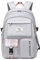 FANDARE Beiläufig Rucksack Schulrucksack Schulranzen Daypacks mit 15.6 Zoll Laptopfach Schultaschen Mädchen Junge Schultaschen für Universität Reisen Freizeit Arbeit Wasserdichtes Polyester Grau