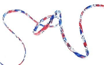 Cordon Liberty - Wiltshire - Marianne - 4 mm - 1 mètre - bleu blanc rouge