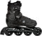 Raven Pulse Inline Skates Inliner für Kinder und Erwachsene OPTIONAL 2in1 mit Schlittschuhen verstellbar (PRO Black ohne Kufen, 37-40 (23,5-26cm))