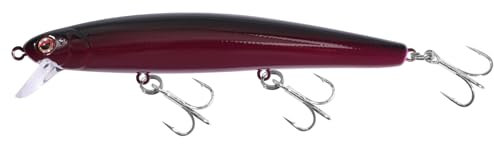 LITTMA Salzwasser-Jerkbait, LITTMA Surf Minnow 110, Kalifornien, Surfangeln, Crankbait-Surf-Flash-Angelsalz, Pro-Köder, Minnow 110, Perlrosa Bauchglüh-Angelköder