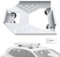 Neewer Roof Mount Compatible with Starlink Mini, Magnetic Receiver Mounting Kit with 4 Strong Magnetic Bases, Compatible with Starlink Internet Kit Roof Satellite Mount for Vehicle RV Boat Roof, ST90