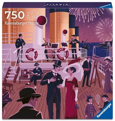 Ravensburger Puzzle 12001544 - Titanic - Art&Soul - 750 Teile Puzzle für Erwachsene und Kinder ab 12 Jahren